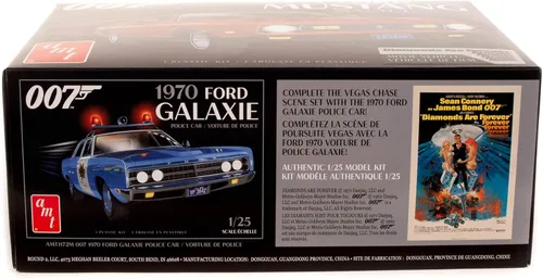 Vista 4 de AMT James Bond 1971 Ford Mustang Mach I 1:25 Kit de modelo a escala 1:25 (AMT1187M)