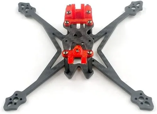 Vista 4 de Crux35HD Crux35 3.5 pulgadas FPV Racing Drone Frame Kit Parts 3K Fibra de carbono para 1.004 inx1.004 in / 0.787 inx0.787 in FC