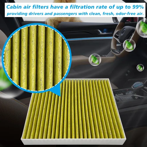 Vista 2 de Capume para Filtro de Aire de Cabina JM277 Compatible con QX50 2019-2025, QX55 2022-2025, QX60 2022-2025, Altima 2019-2025, Rogue 2021-2025, Sentra