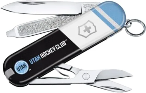 Vista 20 de Victorinox Classic SD Swiss Army – Navaja suiza de bolsillo compacta con 7 funciones, fabricada en Suiza, con hoja pequeña, destornillador y llavero