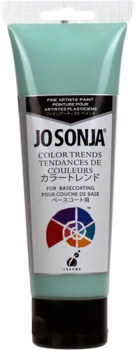 Vista 30 de Jo Sonja Color Trends - Tubo acrílico de flujo mate de 4 onzas - Latón antiguo