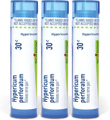 Vista 12 de Medicina Homeopática Boiron con Hypericum perforatum, glóbulos 6C, 80 por tubo, 1, 1, 1