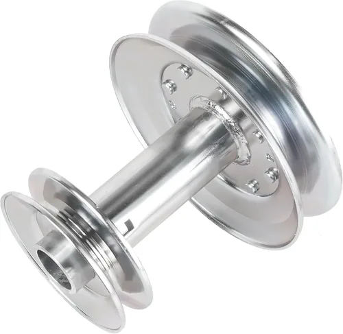 Vista 4 de Caltric Polea doble del motor compatible con Ayp Poulan Husqvarna 532140186 140186 275-100 275100