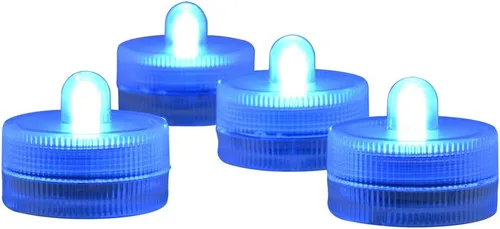 Vista 15 de Luces de Halloween sumergibles cr2032, funciona con pilas, bajo el agua, impermeable, luz de té LED para eventos, centros de mesa, jarrón, floral