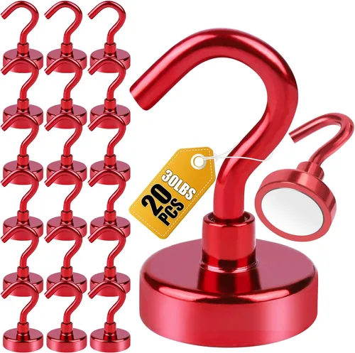 Vista 25 de DIYMAG - Ganchos magnéticos, 30 libras+ Imán fuerte 2026, ganchos esenciales para crucero, cabina, barco, resistentes, imanes fuertes