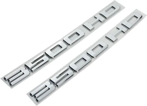 Vista 2 de 2 emblemas cromados 3500HD Sierra Silverado para puerta, placa de nombre, 2500 HD, apto para Silverado (plateado)