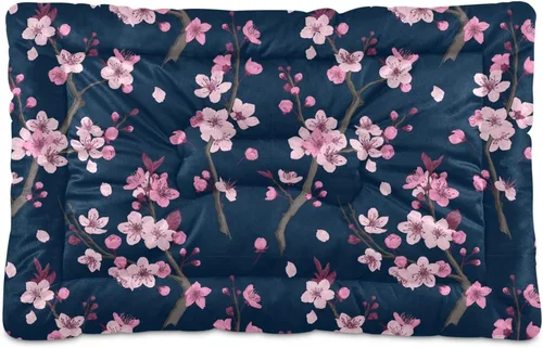 Vista 12 de Almohadilla de cama para mascotas con estampado de vaca 3D, tapete suave para cama de perro con parte inferior antideslizante, almohadilla de jaula
