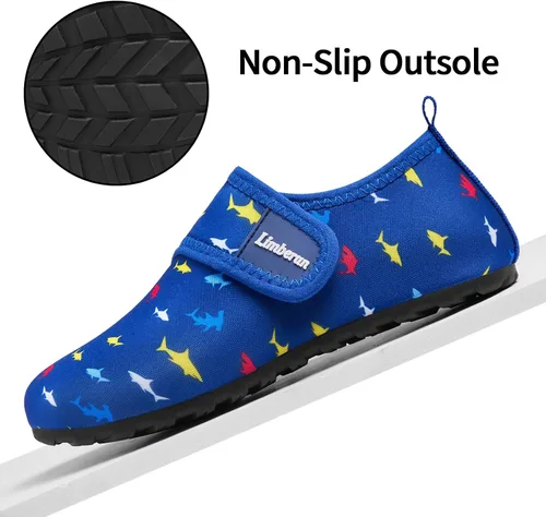 Vista 3 de Limberun Zapatos de agua para niños y niñas, zapatos deportivos acuáticos de secado rápido, ligeros, para piscina, playa, antideslizantes