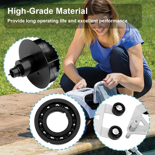 Vista 4 de AXV621DAT - Kit universal de turbina con marco A, compatible con Hayward Aquabug Navigator Pro Wanda The Whale Diver Dave Poolvac XL Pool Vac