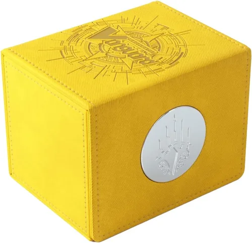 Vista 5 de Gamegenic Cardfight!! Vanguard Nation's Vault Caja de cubierta premium Capacidad para hasta 50 tarjetas de doble manga Cajón adicional