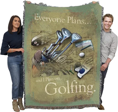 Vista 11 de Pure Country Weavers Anita Phillips - Manta tranquila para amantes del golf – Tapiz de regalo para fanáticos de los deportes, entrenadora, manta