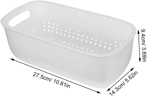 Vista 2 de Cesta de lavado de frutas Cesta de verduras de plástico Suministros de cocina Colector de alimentos