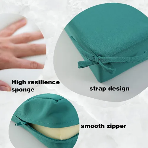Vista 8 de idee-home Cojín de banco para exteriores impermeable, cojines de banco para muebles de exterior, almohadilla de asiento de repuesto para columpio