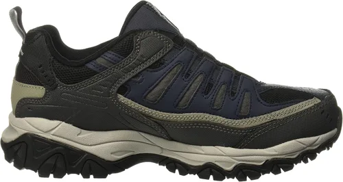Vista 6 de Skechers Afterburn - Tenis deportivos de entrenamiento con espuma viscoelástica para hombre Strike On