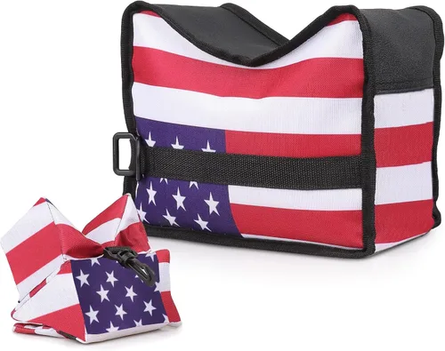 Vista 13 de Twod Bolsas de Descanso para Tiro Exterior - Apoyo de Banco para Deportes de Tiro con Soportes de Sacos de Arena Delantero y Trasero para Tiro