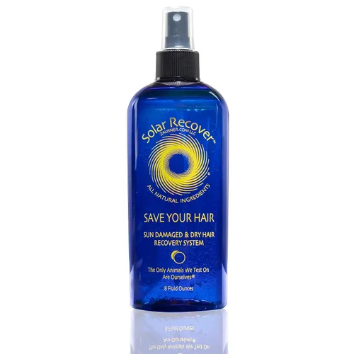 Vista 10 de Solar Recover All Natural Hair Leave-In Conditioner and Detangler Spray (paquete de 2) - Hidratante e hidratante para cabello dañado por el sol