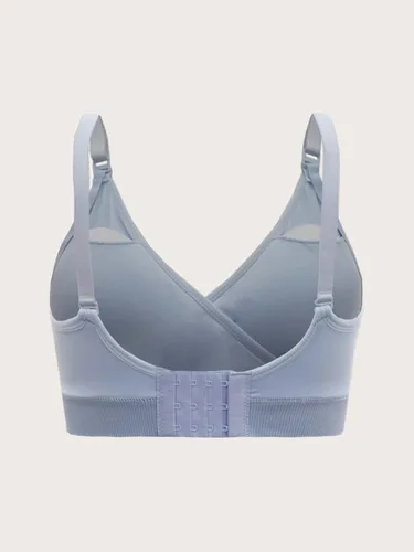 Vista 5 de Milumia Bralettes de lactancia con relleno de 3 piezas para mujer