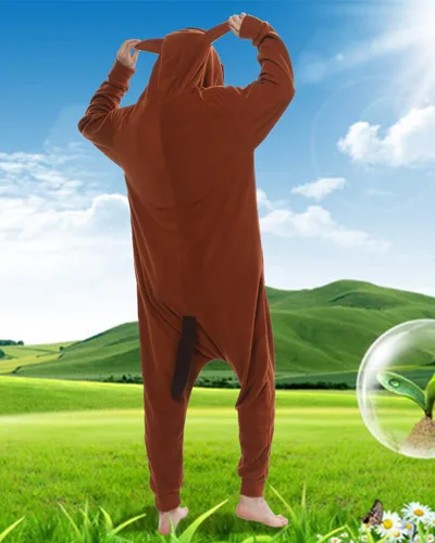 Vista 6 de Lifeye - Pijama para adulto con diseño de burro