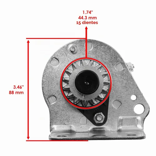 Vista 3 de Caltric Motor de arranque compatible con motores tractores Briggs y Stratton 590476 BS590476