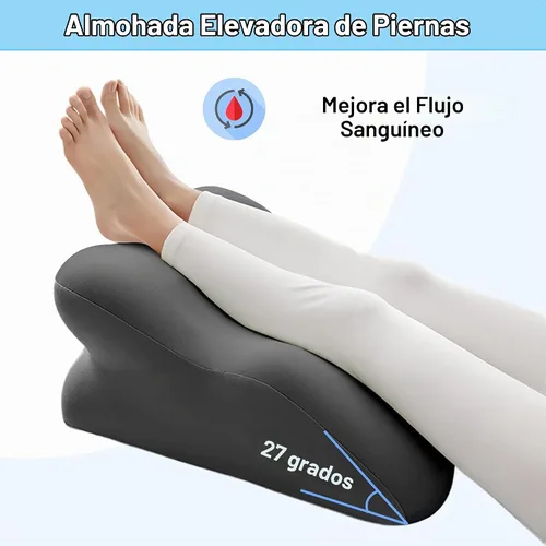 Vista 2 de Almohada de cuña para alivio del reflujo ácido, Almohada de cuña de cama para dormir, Almohada de pareja de 27 grados, Almohadas de elevación