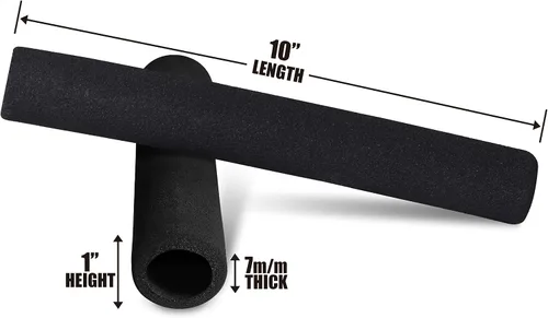 Vista 2 de WF Athletic Supply Almohadillas de espuma para pies, rodillo de espuma para máquinas de ejercicio de gimnasio, repuesto de equipo, almohadilla