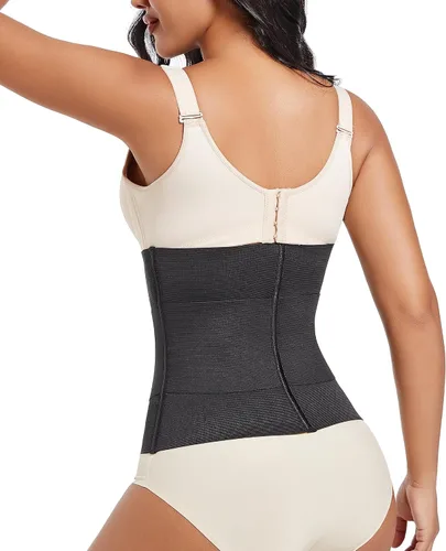 Vista 6 de VENDAU Entrenador de cintura para mujer, faja moldeadora de cintura para el vientre inferior, faja moldeadora de cintura, corsé de control