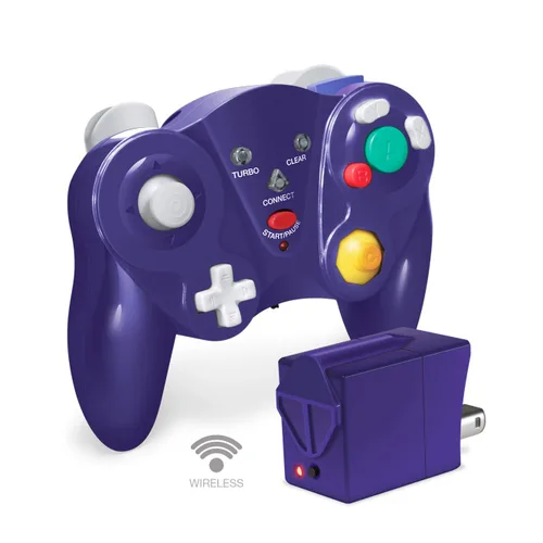 Vista 3 de CirKa "FreePad" Wireless Controller for GameCube (Purple)