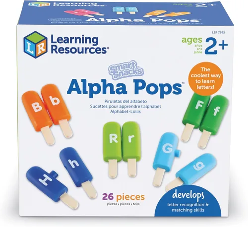 Vista 2 de Recursos para el aprendizaje inteligente, meriendas Alpha Pops, 26 piezas