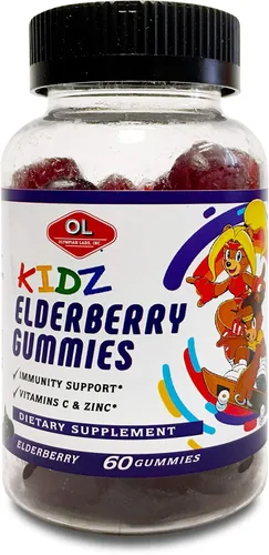 Vista 5 de Olympian Labs Gomitas de vitaminas para el cabello Ricas en vitaminas y minerales 60 unidades de gran sabor sabor a bayas