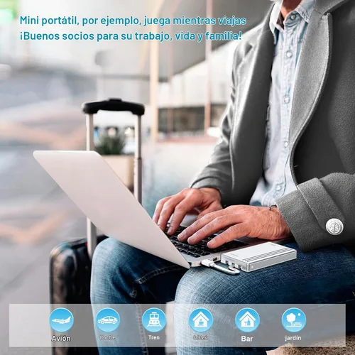 Vista 7 de ySky Disco duro externo portátil certificado MFi de 17.64 oz para iPhone, iPad, MacBook, Windows, computadora, USB C, teléfonos Android