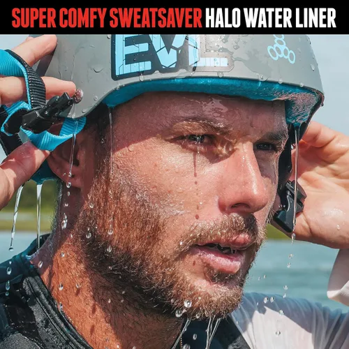 Vista 3 de Triple Eight Sweatsaver Halo - Casco de agua, goma negra