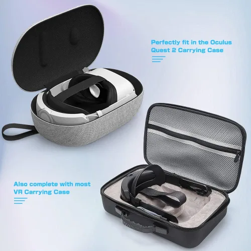 Vista 6 de Quest 2 Elite Strap with Battery 6000mAh Vrbort Adjustable VR Headset Strap Replacement Fast Charging White