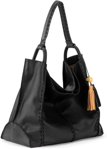 Vista 2 de The Sak Los Feliz Large Tote Bag in Leather, Roomy, Unlined Purse with Single Shoulder Strap
