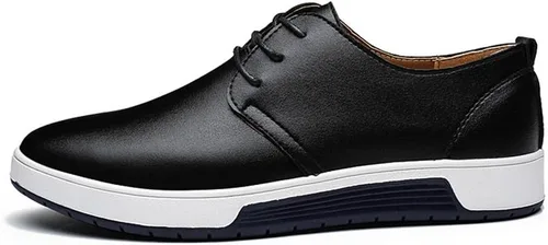 Vista 2 de Zzhap Zapatillas para hombre, estilo casual, de Oxford, transpirables, planas, de moda