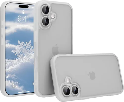 Vista 20 de Funda Translúcida Mate para iPhone 11, [Protección contra Caídas de Grado Militar de 10 Pies] Parachoques Protector Delgado Duradero Resistente a