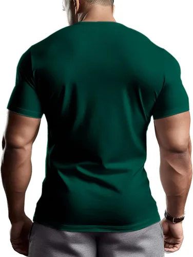 Vista 2 de ReedCA Black Bat - Camiseta de culturismo para hombre, camiseta de entrenamiento de gimnasio, camisas de entrenamiento de moda, camisa hipster
