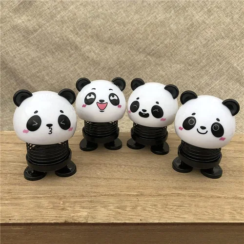Vista 6 de Panda car Spring Doll Accesorios para el hogar Mueblería para el hogar Muñeca Panda Juguetes