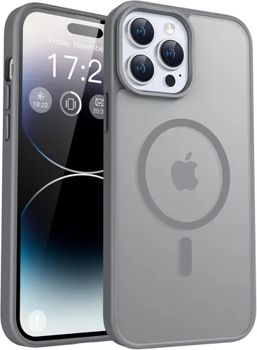 Vista 19 de Funda para teléfono Google Pixel 9 Pro XL, Compatible con Magnético, Protección contra Caídas de Grado Militar Translúcida Mate Resistente a Golpes