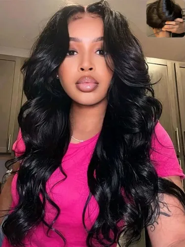 Vista 13 de Nadula Bye Bye Cap 13x4 HD Cuero Cabelludo Real 3D Body Wave Pelucas de Encaje Frontal de Cabello Humano Pre Todo, Peluca Sin Pegamento con Cordón