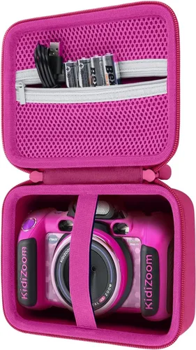 Vista 8 de co2CREA Funda rígida de repuesto para cámara VTech Kidizoom Duo DX/Deluxe/Twist/Pix/Pix Plus Selfie (funda azul)