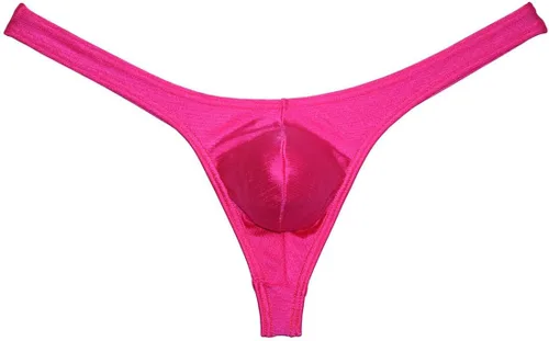 Vista 6 de OROCOJUCO Hombres Bolsa Tanga Dibujo Spandex T-Back Elástico Mini Escritos Bikini Ropa