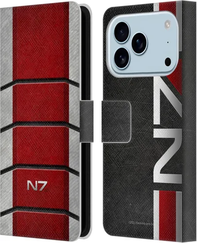 Vista 68 de Head Case Designs Funda de piel con licencia oficial de EA Bioware Mass Effect Cerberus Logo Graphics tipo cartera compatible con Apple iPhone 11