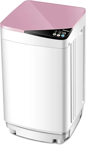 Vista 10 de Giantex Lavadora Completamente Automática, Lavadora Portátil y Secadora Centrífuga, Capacidad de 7.7 libras, Lavadora Compacta para Ropa con Luz