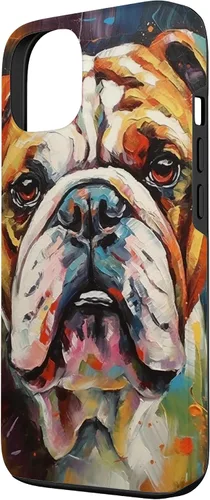 Vista 2 de Funda para iPhone 13 English Bulldog Pet Paw Men Women Dog Lover