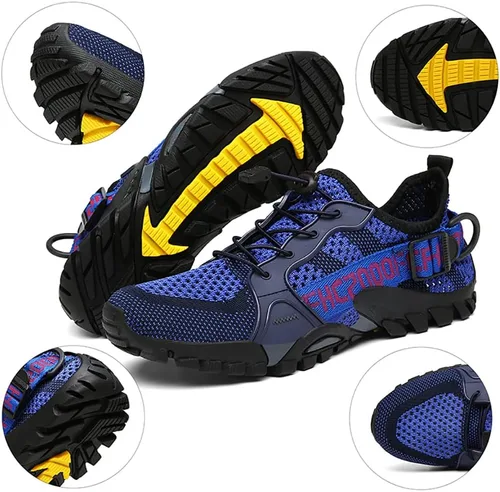 Vista 3 de Zapatos de agua para hombre y mujer, zapatos de senderismo al aire libre, secado rápido, zapatos acuáticos para playa, senderismo, senderismo