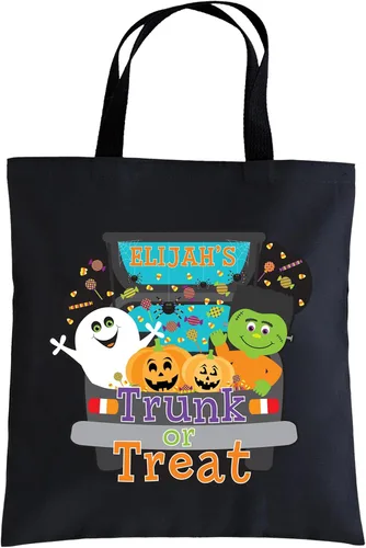 Vista 8 de Let's Make Memories Bolsas personalizadas de Halloween + Peanuts Snoopy Trick or Treat