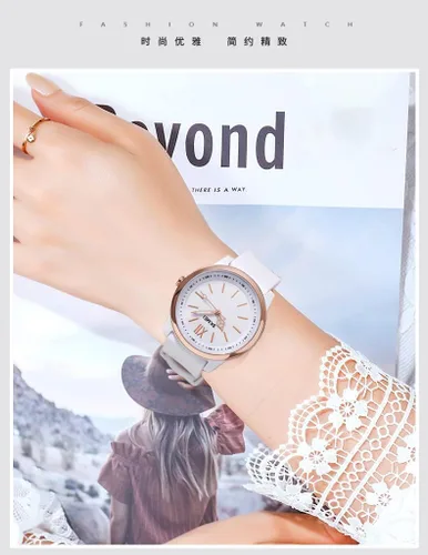 Vista 3 de XCZAP Reloj analógico de cuarzo para mujer, reloj impermeable y casual