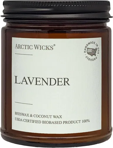Vista 29 de Velas perfumadas de cera de abeja y coco, 9 onzas, ámbar, rústicas, no tóxicas, de combustión limpia, 100% certificada por USDA, a base de plantas