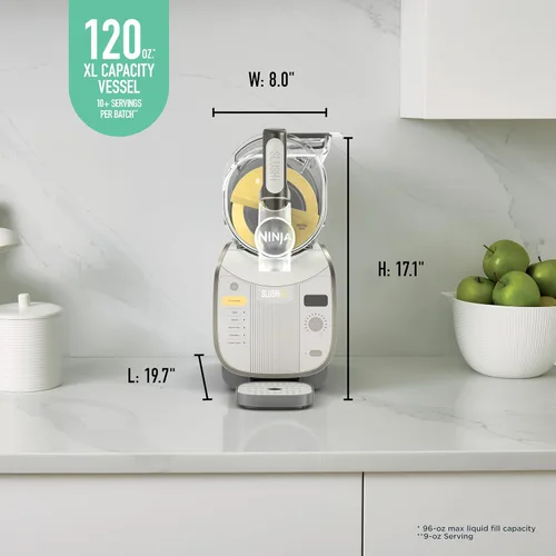 Vista 11 de Ninja SLUSHi XL - Máquina inteligente para bebidas congeladas y máquina Crema
