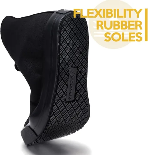 Vista 7 de Zapatos de trabajo antideslizantes para hombres y mujeres, tenis unisex resistentes al aceite y al agua para fabricantes de servicios de alimentos